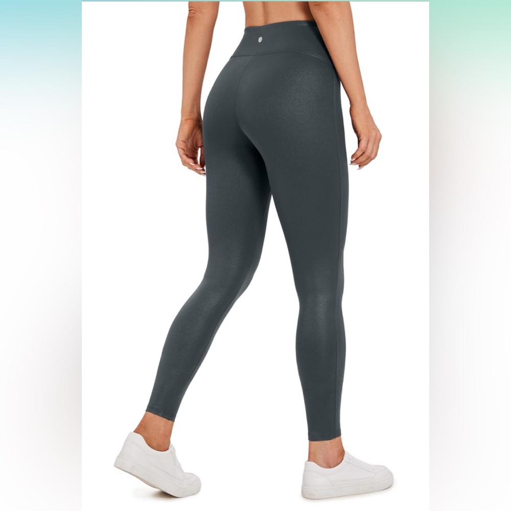 NWT CRZ YOGA Butterluxe Matte Faux Leather Leggings - Picture 4 of 14